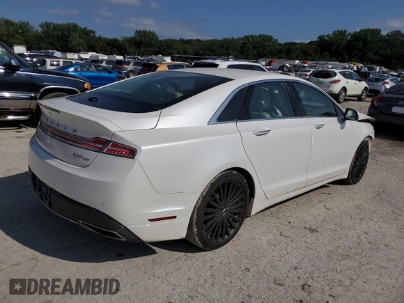 2018 Lincoln MKZ Reserve with VIN 3LN6L5FC4JR609329, listed as a Copart auction lot 66556304 with 48,257 mi miles and Salvage Title. Bid and sale history available at DreamBid. Image 3.