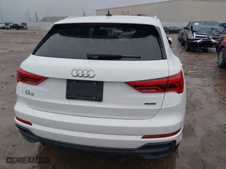 2023 Audi Q3 S line Premium with VIN WA1DECF35P1127797, listed as a IAAI auction lot 41353532 with 34,581 mi miles. Bid and sale history available at carsss.com. Image 16.