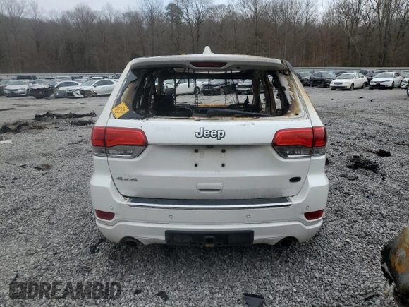 2016 Jeep Grand Cherokee High Altitude with VIN 1C4RJFCG4GC490709, listed as a Copart auction lot 45899025 with 0 mi miles and Salvage Title. Bid and sale history available at carsss.com. Image 6.