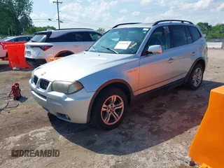 2006 BMW X3 3.0i with VIN WBXPA93406WG82601, listed as a IAAI auction lot 42160796 with 244,389 mi miles and . Bid and sale history available at DreamBid. Image 2.
