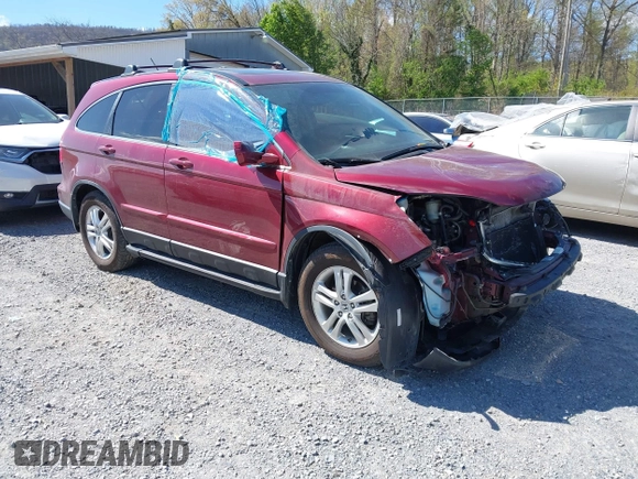 2010 Honda CR-V EX-L with VIN 5J6RE4H7XAL061643, listed as a IAAI auction lot 42044374 with 96,634 mi miles and . Bid and sale history available at carsss.com. Image 1.
