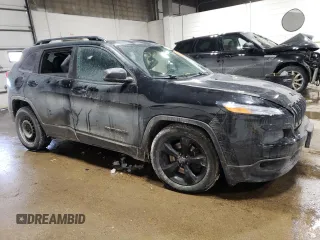 2018 Jeep Cherokee Limited with VIN 1C4PJMDX6JD541199, listed as a Copart auction lot 46090425 with 0 mi miles and Salvage Title. Bid and sale history available at carsss.com. Image 4.