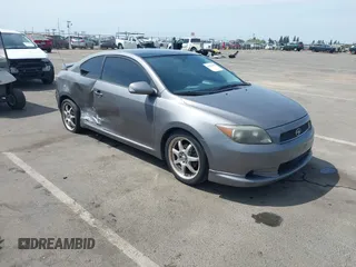 2007 Scion tC Spec with VIN JTKDE177870154969, listed as a IAAI auction lot 42125185 with 255,027 mi miles. Bid and sale history available at carsss.com. Image 1.