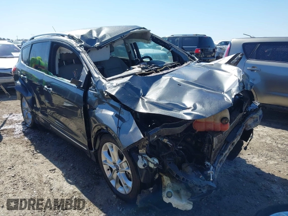 2015 Ford Escape Titanium with VIN 1FMCU0J90FUC10514, listed as a IAAI auction lot 41785756 with 222,434 mi miles and . Bid and sale history available at DreamBid. Image 1.