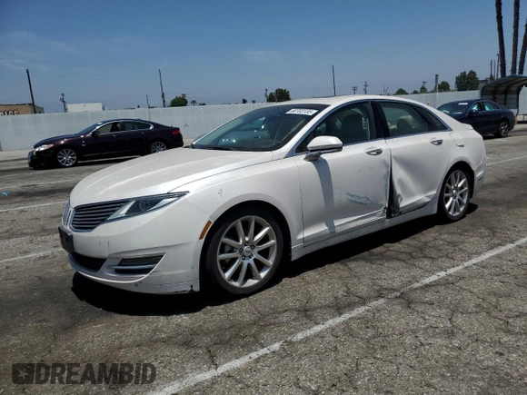 2015 Lincoln MKZ Hybrid with VIN 3LN6L2LU0FR603241, listed as a Copart auction lot 60703135 with 92,181 mi miles and Clean title. Bid and sale history available at DreamBid. Image 1.