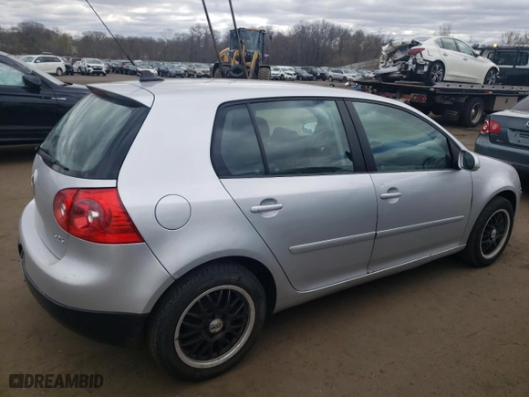 2008 Volkswagen Rabbit S with VIN WVWDB71K98W334265, listed as a Copart auction lot 53067415 with 137,898 mi miles and Salvage Title. Bid and sale history available at carsss.com. Image 3.