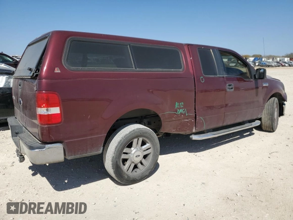 2005 Ford F-150 XLT with VIN 1FTPX12585FA35561, listed as a Copart auction lot 48434245 with 0 mi miles and Salvage Title. Bid and sale history available at carsss.com. Image 3.