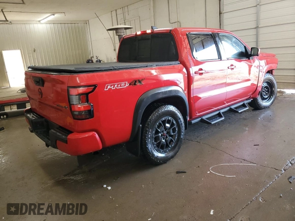 2022 Nissan Frontier SV with VIN 1N6ED1EK4NN664464, listed as a Copart auction lot 48712505 with 86,819 mi miles and Salvage title. Bid and sale history available at DreamBid. Image 3.