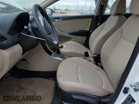 2016 Hyundai Accent SE с VIN KMHCT4AE8GU060838, выставлен на аукционе Copart как лот 57804685 с пробегом 43 243 миль миль и Списание • Salvage title. История ставок и продаж доступна на DreamBid. Изображение 7.