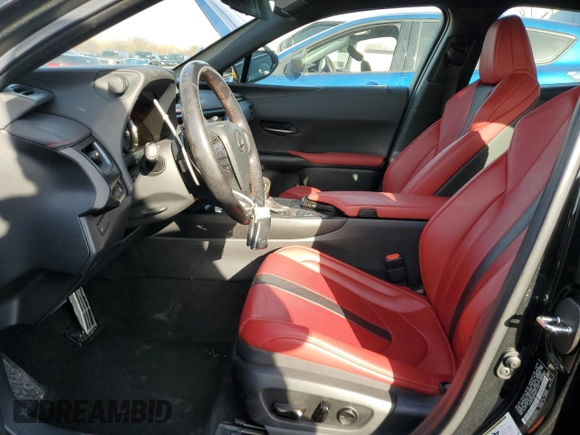 2021 Lexus UX 250h F Sport z VIN JTHR9JBH7M2041966, wystawiony jako Copart lot #49677335 z przebiegiem 27 880 mil mil oraz Szkoda całkowita • Salvage title. Historia ofert i sprzedaży dostępna na DreamBid. Obrazek 7.