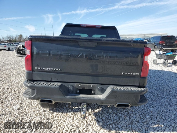2024 Chevrolet Silverado 1500 Custom Trail Boss with VIN 3GCUDCED9RG177450, listed as a Copart auction lot 41687785 with 0 mi miles and Salvage Title. Bid and sale history available at carsss.com. Image 6.
