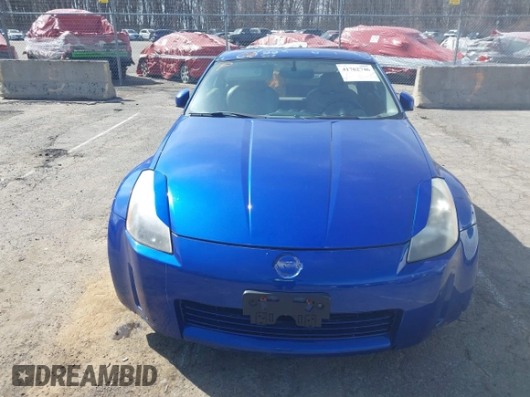 2005 Nissan 350Z Touring with VIN JN1AZ34DX5M601251, listed as a IAAI auction lot 41762746 with 108,855 mi miles. Bid and sale history available at carsss.com. Image 6.