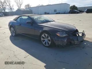 2006 BMW 6 Series 650Ci with VIN WBAEK13486CN78310, listed as a Copart auction lot 88367535 with 97,566 mi miles and Salvage Title. Bid and sale history available at carsss.com. Image 4.