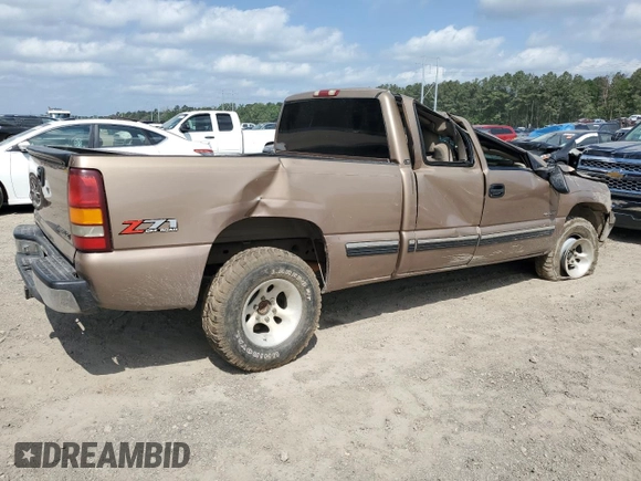 2001 Chevrolet Silverado 1500 LS with VIN 1GCEK19T41Z272423, listed as a Copart auction lot 53672165 with Not Provided miles and Salvage Title. Bid and sale history available at DreamBid. Image 3.