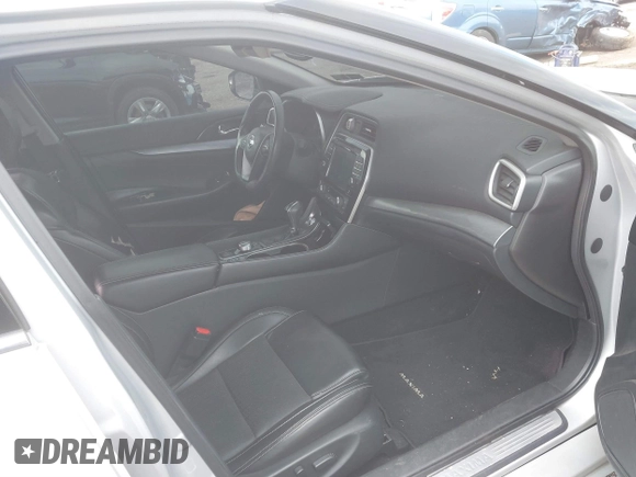 2017 Nissan Maxima SV with VIN 1N4AA6AP9HC406195, listed as a IAAI auction lot 41747116 with 97,213 mi miles. Bid and sale history available at carsss.com. Image 5.