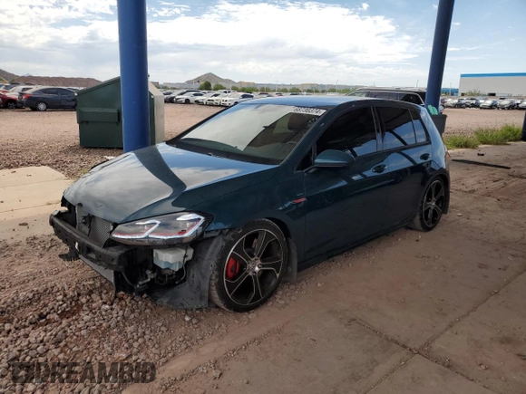 2018 Volkswagen Golf GTI S with VIN 3VW447AU0JM296245, listed as a Copart auction lot 68730374 with 78,493 mi miles and Salvage Title. Bid and sale history available at carsss.com. Image 1.