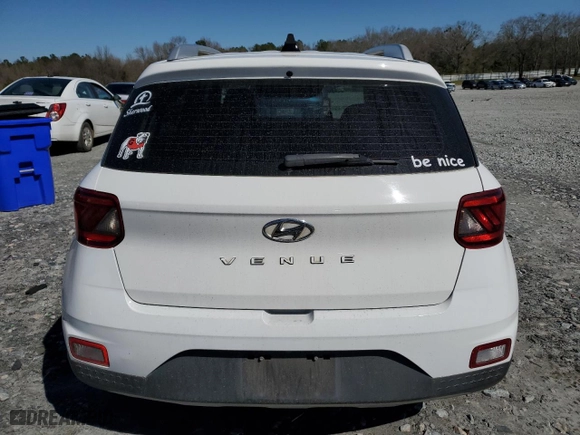 2021 Hyundai Venue SEL with VIN KMHRC8A30MU078262, listed as a Copart auction lot 47365875 with 65,689 mi miles and Salvage Title. Bid and sale history available at carsss.com. Image 6.