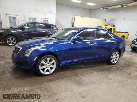 2013 Cadillac ATS z VIN 1G6AG5RX5D0157352, wystawiony jako Copart lot #50356135 z przebiegiem 153 772 mil mil oraz Czysty tytuł • Clean title. Historia ofert i sprzedaży dostępna na DreamBid. Obrazek 1.