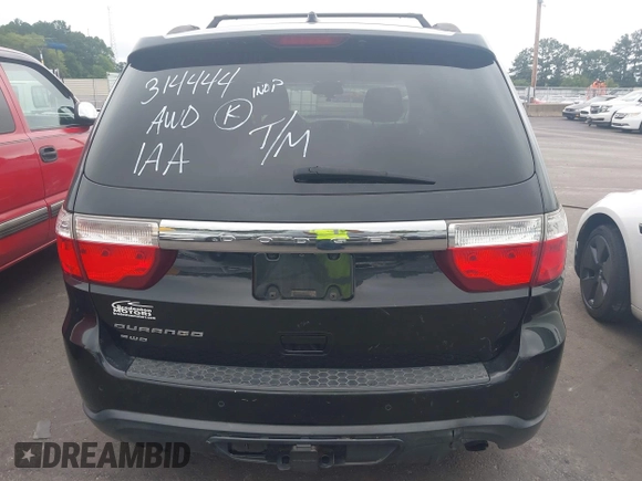 2012 Dodge Durango SXT with VIN 1C4RDJAG4CC314444, listed as a IAAI auction lot 42535630 with 205,494 mi miles and . Bid and sale history available at DreamBid. Image 16.