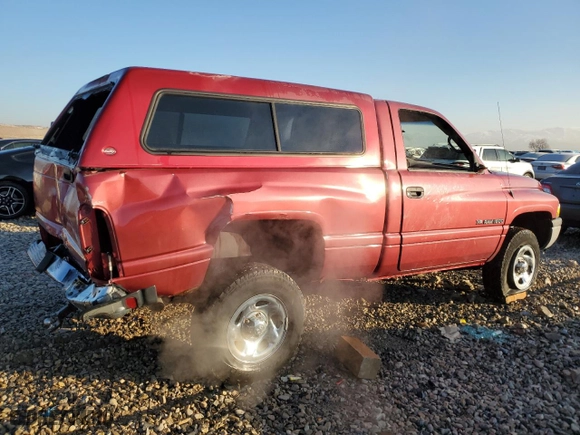 1999 Dodge Ram 1500 with VIN 1B7HF16YXXS147025, listed as a Copart auction lot 88819195 with 76,714 mi miles and Salvage Title. Bid and sale history available at carsss.com. Image 3.