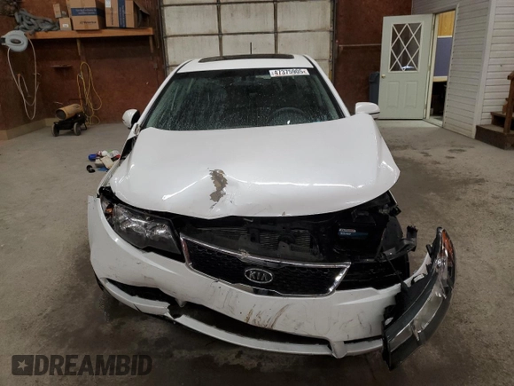 2012 Kia Forte EX with VIN KNAFU4A28C5604924, listed as a Copart auction lot 47375905 with 132,484 mi miles and Salvage Title. Bid and sale history available at carsss.com. Image 5.