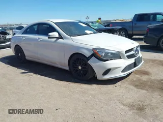 2017 Mercedes-Benz CLA with VIN WDDSJ4EB0HN438724, listed as a IAAI auction lot 41668859 with 95,197 mi miles. Bid and sale history available at carsss.com. Image 1.