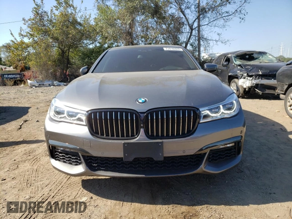 2019 BMW 7 Series 750i xDrive with VIN WBA7F2C50KB239939, listed as a Copart auction lot 71410423 with 52,428 mi miles. Bid and sale history available at carsss.com. Image 5.