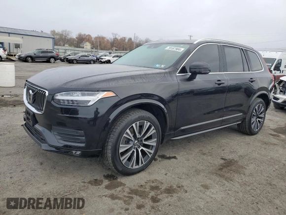 2021 Volvo XC90 Momentum with VIN YV4102PK6M1695492, listed as a Copart auction lot 79187904 with 60,370 mi miles and Salvage Title. Bid and sale history available at carsss.com. Image 1.