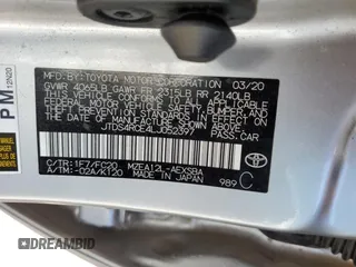 2020 Toyota Corolla SE with VIN JTDS4RCE4LJ052397, listed as a Copart auction lot 45486925 with 50,256 mi miles and Salvage Title. Bid and sale history available at carsss.com. Image 12.