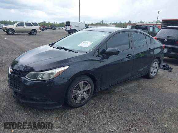 2017 Chevrolet Cruze LS with VIN 1G1BC5SM8H7235853, listed as a IAAI auction lot 42183631 with 165,111 mi miles and . Bid and sale history available at DreamBid. Image 2.