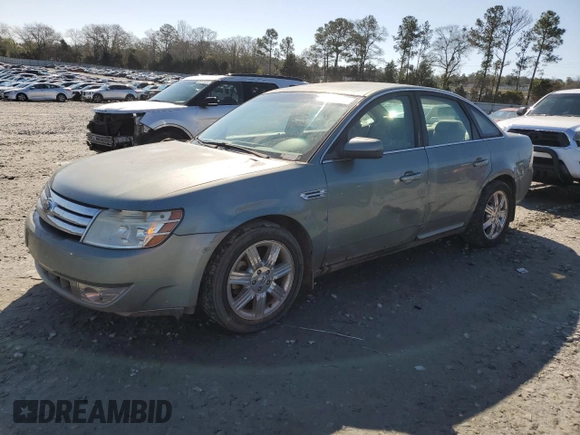 2008 Ford Taurus SEL with VIN 1FAHP24W38G139086, listed as a Copart auction lot 48554015 with 104,573 mi miles and Salvage Title. Bid and sale history available at carsss.com. Image 1.