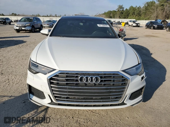 2019 Audi A6 Premium with VIN WAUK2AF21KN069302, listed as a Copart auction lot 47126435 with 0 mi miles and Salvage Title. Bid and sale history available at carsss.com. Image 5.