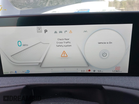 2023 Kia EV6 Wind z VIN KNDC34LA9P5127293, wystawiony jako IAAI lot #41711613 z przebiegiem 12 365 mil mil oraz . Historia ofert i sprzedaży dostępna na DreamBid. Obrazek 7.