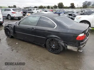 2004 BMW 3 Series 330Ci with VIN WBABD53414PD97160, listed as a Copart auction lot 44079735 with 121,002 mi miles and Salvage Title. Bid and sale history available at carsss.com. Image 2.