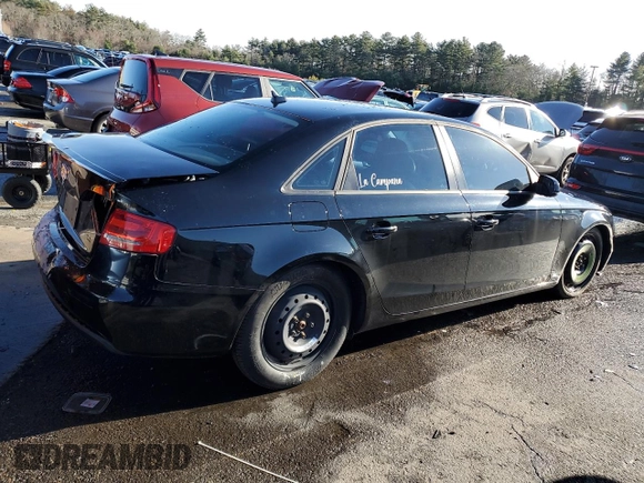 2010 Audi A4 2.0T Premium with VIN WAUBFAFL6AN057934, listed as a Copart auction lot 84680344 with 0 mi miles and Salvage Title. Bid and sale history available at carsss.com. Image 3.