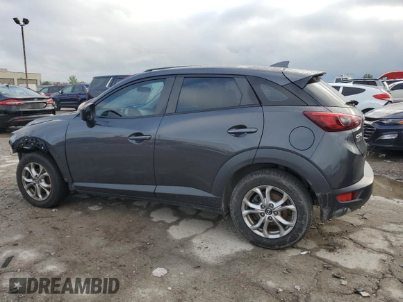 2017 Mazda CX-3 Sport with VIN JM1DKDB72H0175391, listed as a Copart auction lot 72988784 with 66,120 mi miles and Salvage Title. Bid and sale history available at carsss.com. Image 2.