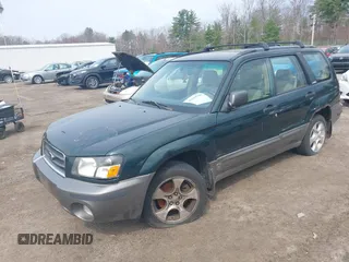 2003 Subaru Forester XS with VIN JF1SG65663H738935, listed as a IAAI auction lot 42119765 with 200,141 mi miles. Bid and sale history available at carsss.com. Image 22.