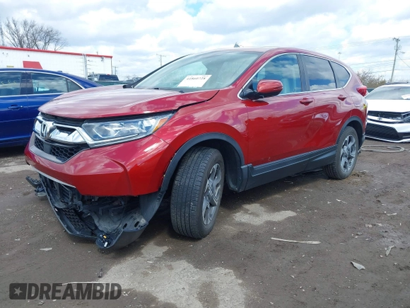 2017 Honda CR-V EX-L with VIN 5J6RW2H89HL053358, listed as a IAAI auction lot 41860728 with 83,512 mi miles. Bid and sale history available at carsss.com. Image 18.