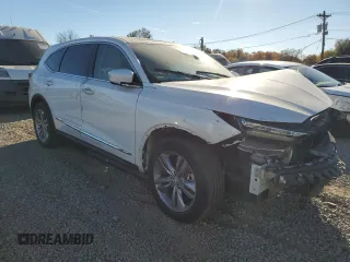2022 Acura MDX with VIN 5J8YE1H30NL003500, listed as a Copart auction lot 77547734 with 0 mi miles and Salvage Title. Bid and sale history available at carsss.com. Image 4.