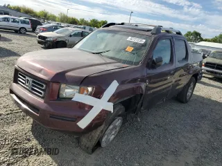 2008 Honda Ridgeline RTL z VIN 2HJYK16598H524756, wystawiony jako Copart lot #52727235 z przebiegiem Nie podano mil oraz Szkoda całkowita • Salvage title. Historia ofert i sprzedaży dostępna na DreamBid. Obrazek 1.