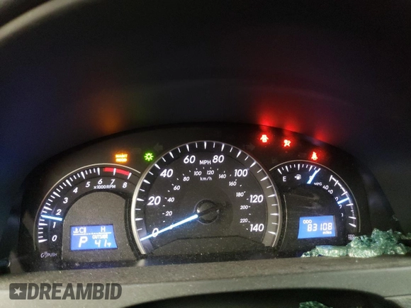 2013 Toyota Camry L with VIN 4T4BF1FK3DR307474, listed as a Copart auction lot 52367915 with 83,108 mi miles and Salvage Title. Bid and sale history available at DreamBid. Image 9.