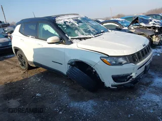 2020 Jeep Compass Latitude with VIN 3C4NJDBB8LT157310, listed as a IAAI auction lot 41410188 with Not Provided miles and . Bid and sale history available at carsss.com. Image 1.