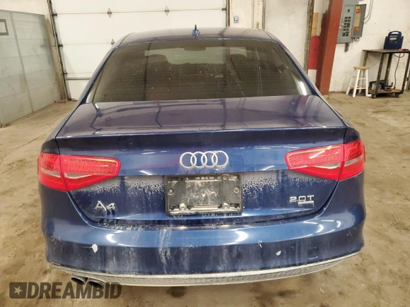 2014 Audi A4 Premium with VIN WAUBFAFL3EN002167, listed as a Copart auction lot 47239915 with 119,676 mi miles and Salvage Title. Bid and sale history available at carsss.com. Image 6.