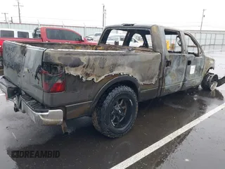 2007 Ford F-150 XLT with VIN 1FTPW14V97FA25690, listed as a IAAI auction lot 41855023 with 1 mi miles. Bid and sale history available at carsss.com. Image 4.