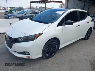 2023 Nissan LEAF SV Plus with VIN 1N4CZ1CV6PC557350, listed as a IAAI auction lot 41459564 with 79,889 mi miles and . Bid and sale history available at DreamBid. Image 17.