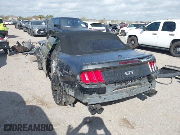 2019 Ford Mustang GT Premium with VIN 1FATP8FF1K5126270, listed as a IAAI auction lot 41778058 with Not Provided miles. Bid and sale history available at carsss.com. Image 3.