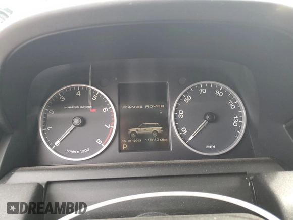 2013 Land Rover Range Rover Sport SC with VIN SALSH2E43DA783381, listed as a Copart auction lot 61505595 with 118,613 mi miles and Clean title. Bid and sale history available at DreamBid. Image 9.