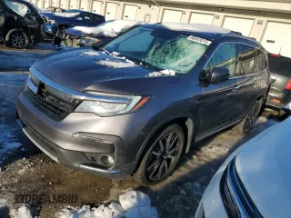 2022 Honda Pilot Elite z VIN 5FNYF6H0XNB025201, wystawiony jako Copart lot #88042015 z przebiegiem 56 332 mil mil oraz Szkoda całkowita • Salvage title. Historia ofert i sprzedaży dostępna na DreamBid. Obrazek 1.