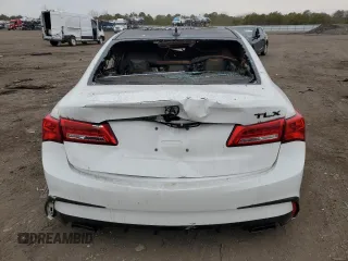2018 Acura TLX w/Technology Pkg with VIN 19UUB2F53JA001408, listed as a Copart auction lot 46942215 with 0 mi miles and Salvage Title. Bid and sale history available at carsss.com. Image 6.