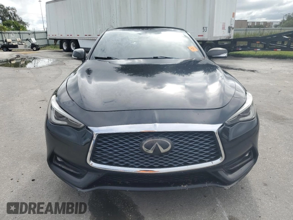 2018 Infiniti Q60 Sport with VIN JN1EV7EL0JM390193, listed as a Copart auction lot 75081554 with 62,331 mi miles and Salvage title. Bid and sale history available at DreamBid. Image 5.